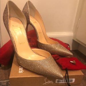 Louboutin Iriza Gold